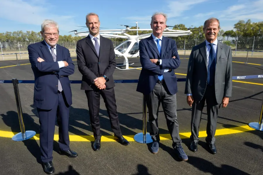 Il primo vertiporto italiano inaugurato  all'aeroporto di Fiumicino