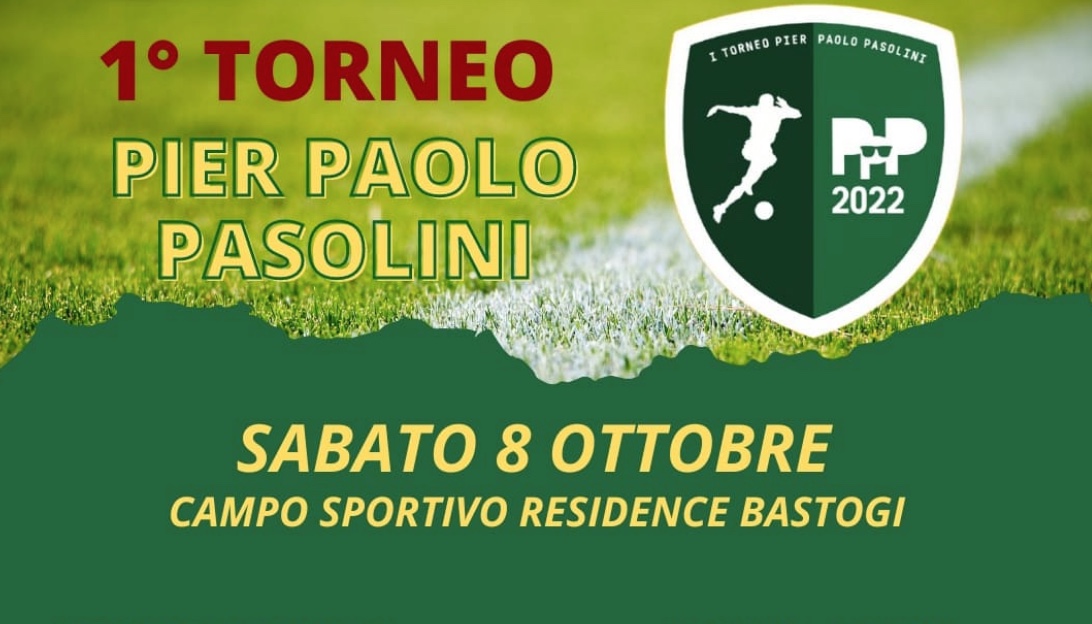 Sabato 8 ottobre a Bastogi il 1° torneo di calcio popolare "Pier Paolo Pasolini"