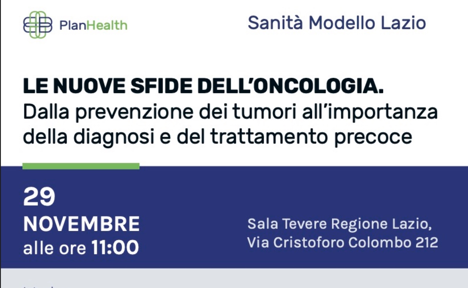 Sanità Lazio, il 29 novembre convegno sulle nuove sfide dell’oncologia 