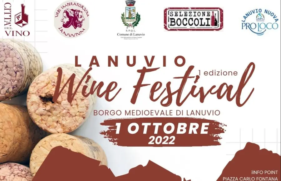 Lanuvio: arriva la prima edizione del Lanuvio Wine Festival 