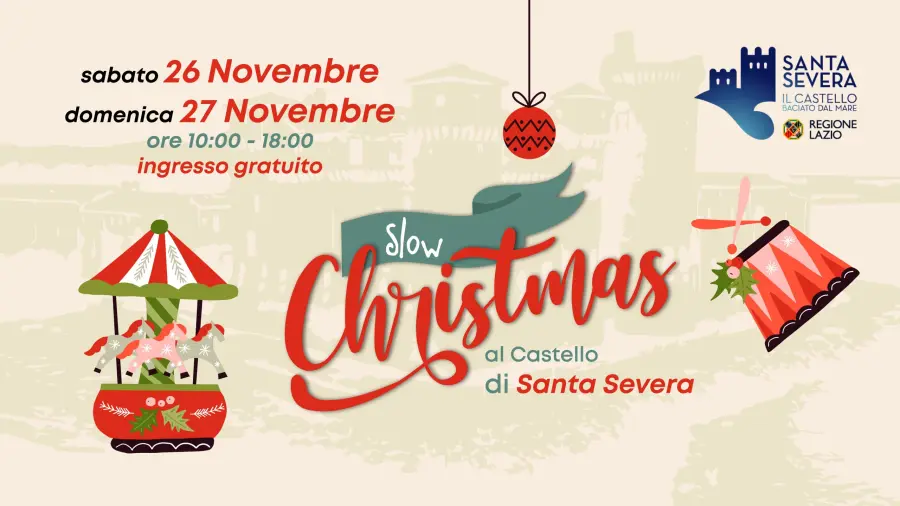 Santa Severa: al Castello è già Natale con slow Christmas 