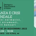 Finanza e Crisi Aziendale: il 29 Novembre l’Unimarconi e l’ODCEC ne discutono a Roma, tra nuove sfide e vincoli bancari
