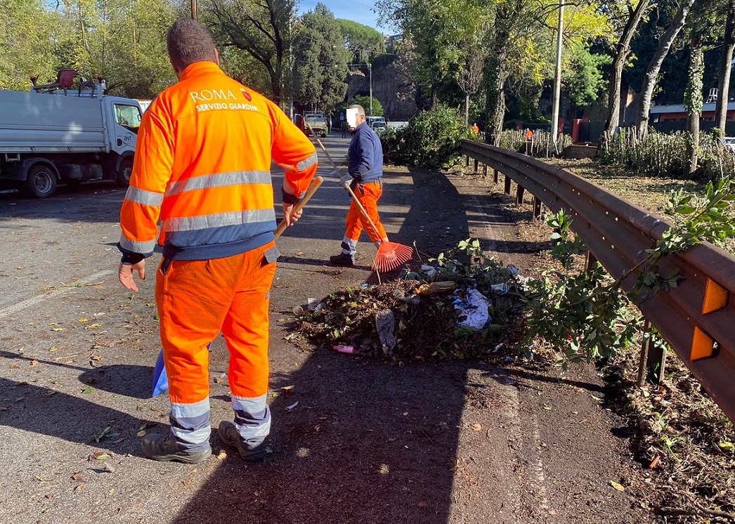 Muro Torto, completata riqualificazione: rimossi 92 quintali di materiale vegetale