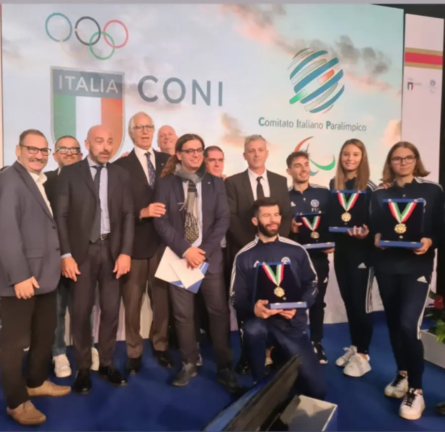 Onoreficenze Coni e Cip 2022 al  merito sportivo: Ivan sacchi guida la nazionale italiana alla conquista dei Collari d'oro