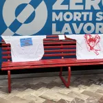 Contro ogni violenza sulle donne. La Uil inaugura la panchina rosa in via Matteucci 32 
