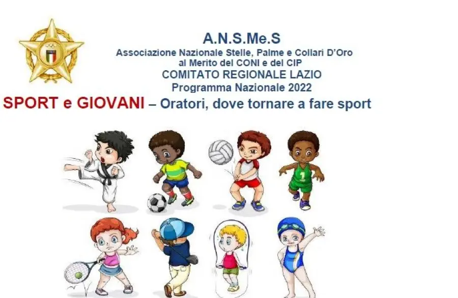 “Sport e Giovani – Oratori, dove tornare a fare sport”. Mercoledì 23/11 Giancarlo De Sisti ospite del convegno di A.N.S.Me.S. Lazio