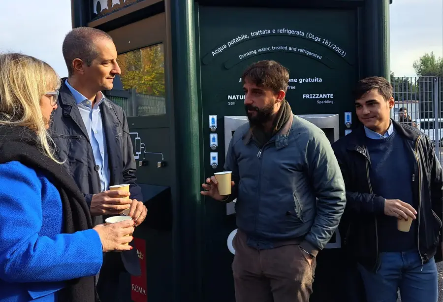 Roma, Ciaccheri: "A mercato Garbatella inaugurata casa dell'Acqua Acea"