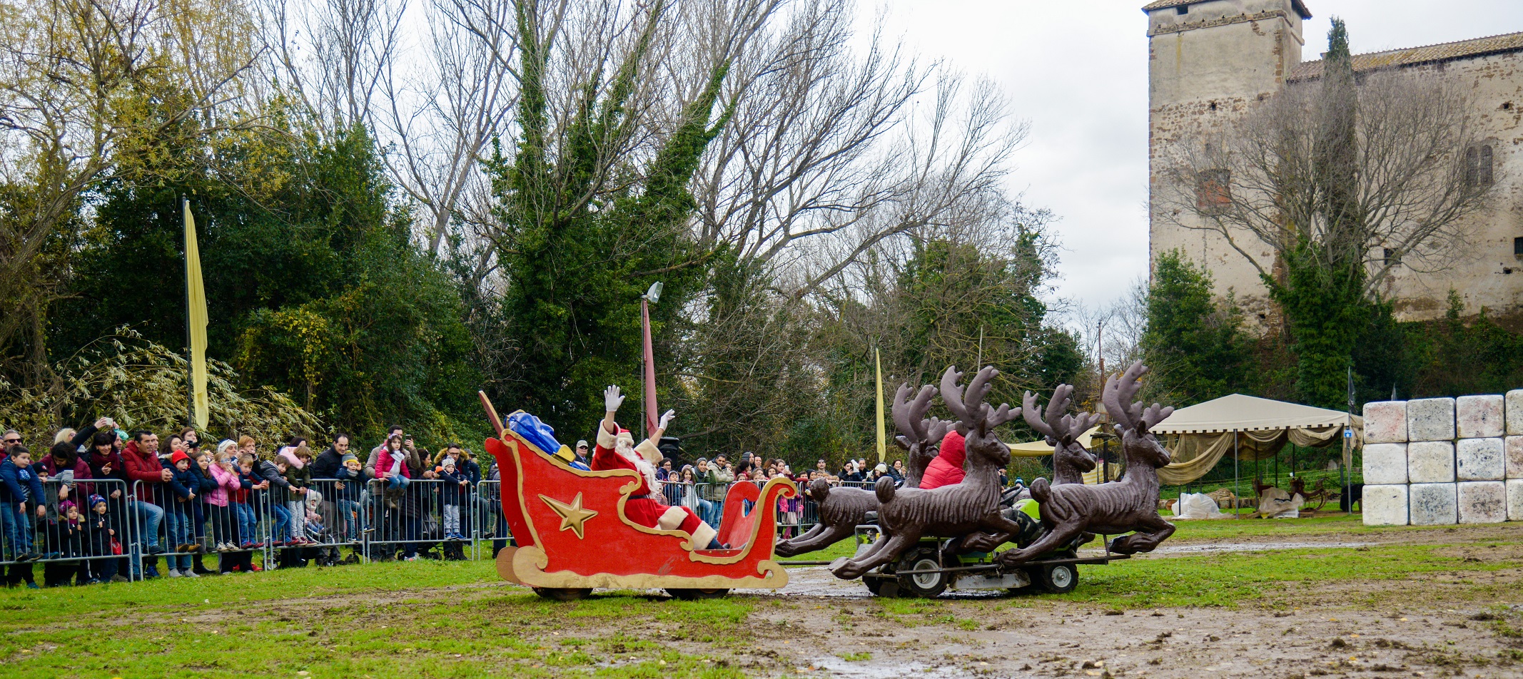 Il 12 novembre apre al Castello di Lunghezza il Fantastico mondo di Babbo Natale
