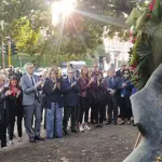 Fascismo, D'Elia al monumento Matteotti