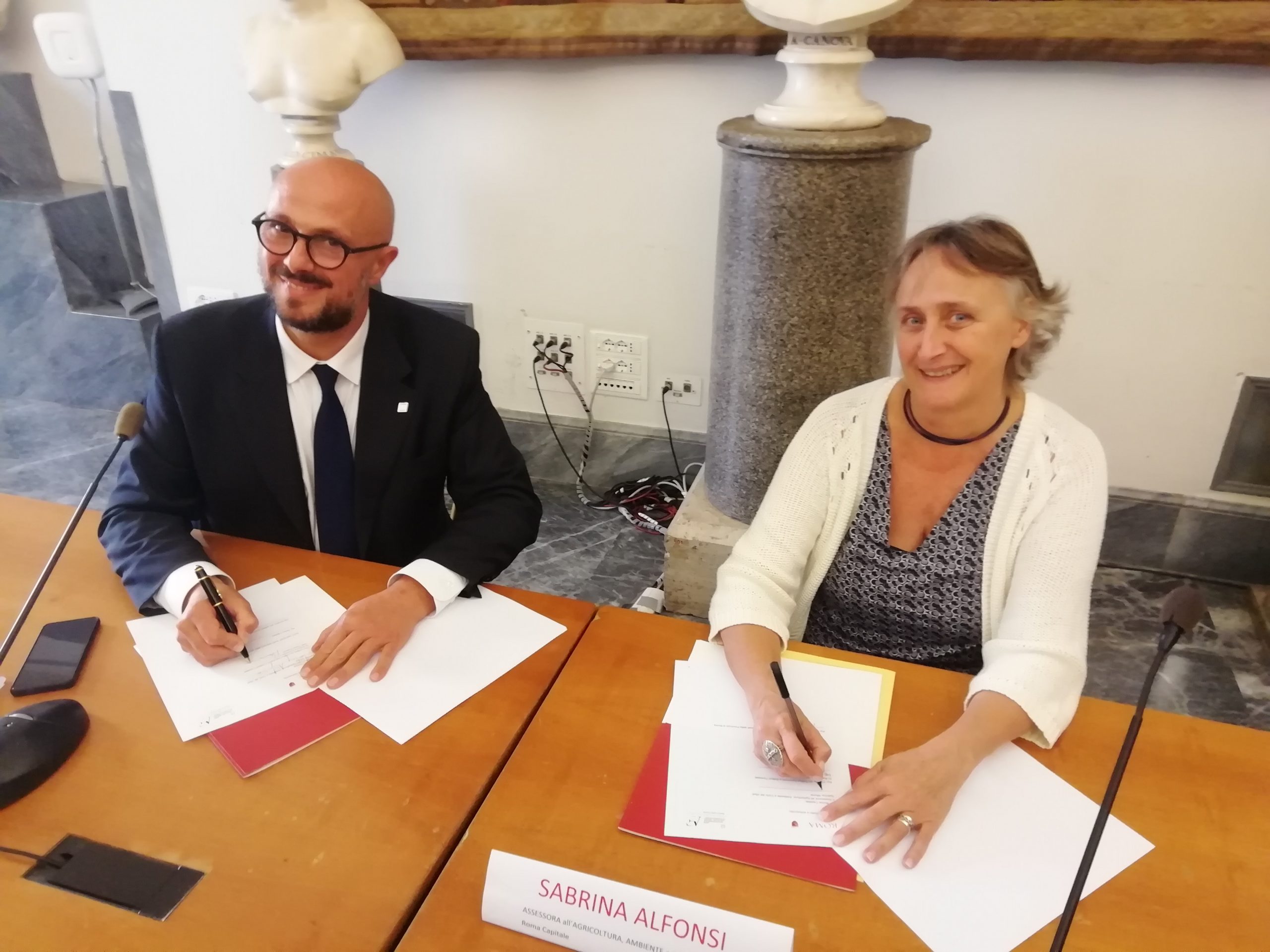 Cura del verde, Alfonsi: "Firmato Protocollo d'intesa tra Roma Capitale e Ordine Agronomi e Forestali di Roma e provincia