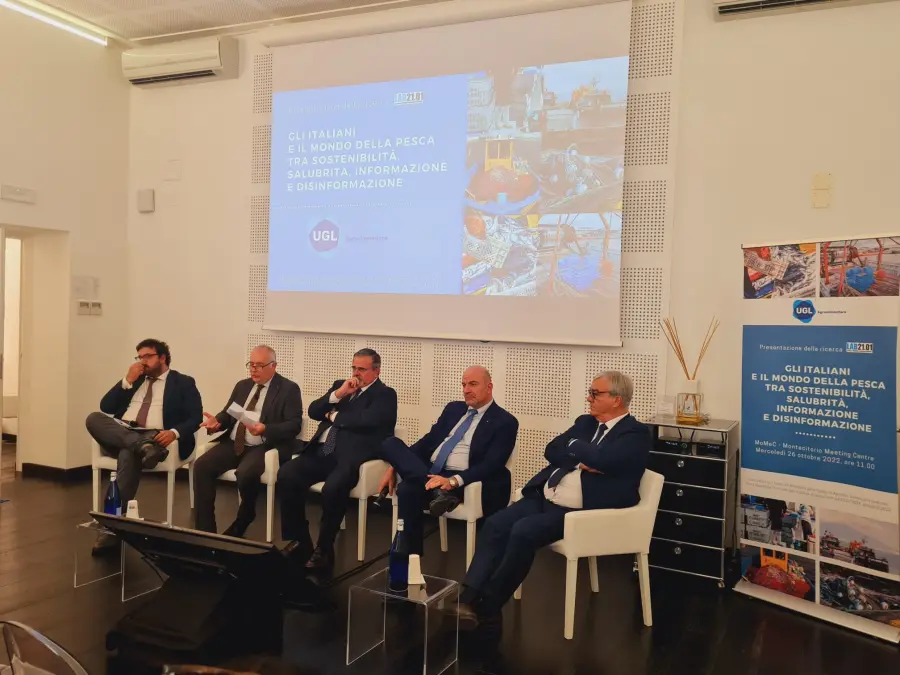 Presentata la ricerca UGL Agroalimentare “Gli italiani e il mondo della pesca tra sostenibilità, salubrità, informazione e disinformazione”
