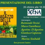 Piero Gaffuri presenta a Roma "Il ragazzo delle api"
