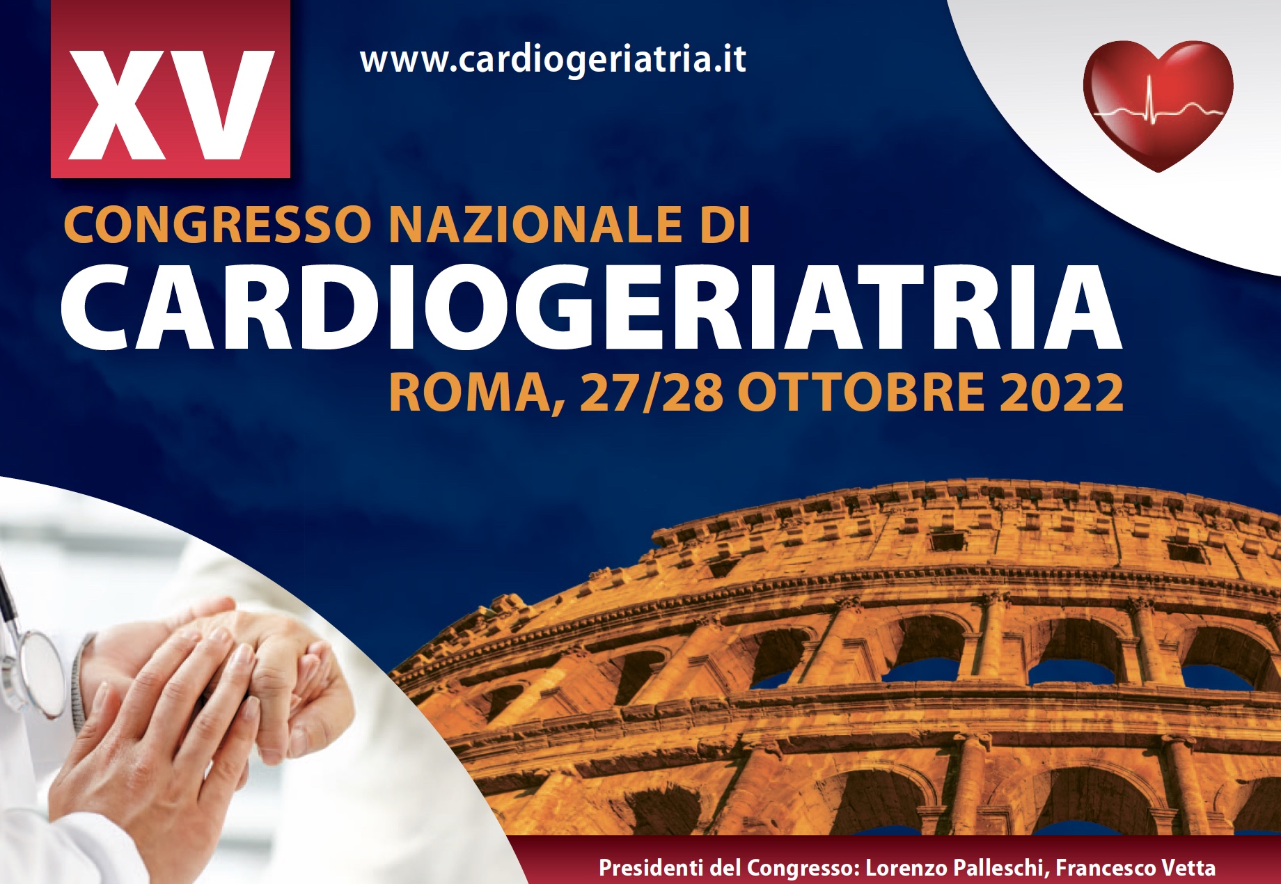 Salute, XV Congresso di Cardiogeriatria il 27 e 28 ottobre a Roma