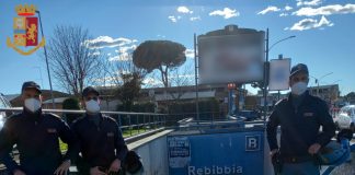 Controlli alto impatto della Polizia di Stato nella zona della metro Rebibbia (FOTO)