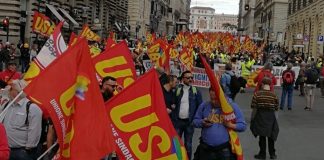 Cinquemila lavoratori in piazza insieme agli studenti contro sfruttamento, carovita e guerra. USB: “Oggi a Roma è cominciata una storia nuova” (FOTO-VIDEO)